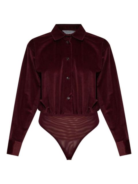 Max Mara Velvet shirt bodysuit