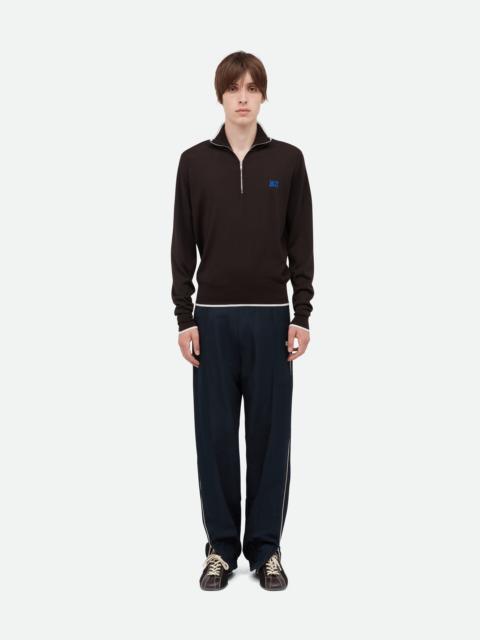 WALES BONNER Park Quarter-Zip Jumper