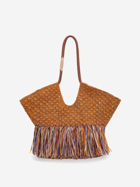Zimmermann GOLDENTIME RAFFIA BAG