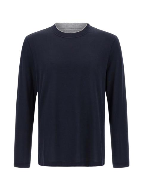 Brunello Cucinelli Multi layer t-shirt