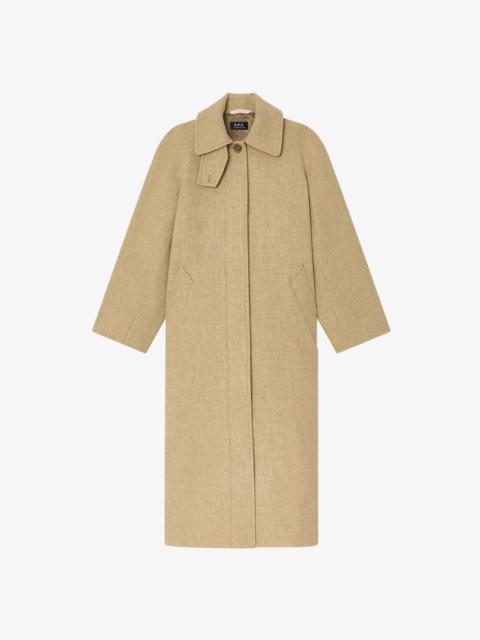 A.P.C. RAGLAN SLEEVE COAT
