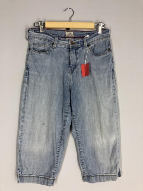 Other Designers Vintage - Vintage Levi's Light Blue Jean Cropped Denim Size 30