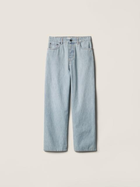 CELINE MARGARET JEANS IN SUPERSONIC WASH DENIM | REVERSIBLE