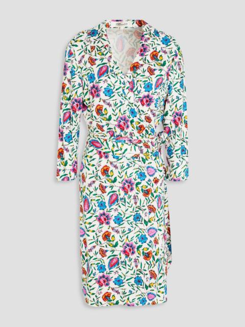 DIANE VON FURSTENBERG New Jeanne floral-print silk-jersey wrap dress