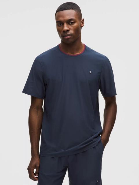 lululemon UV-Protective Striped Mesh Tennis T-Shirt