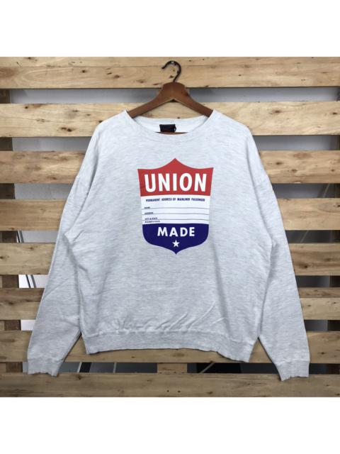 Other Designers Vintage - Vintage Union Made Crewneck Sweatshirt Big Logo