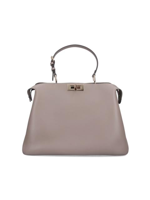 FENDI 'PEEKABOO SOFT' LARGE SHOULDER BAG