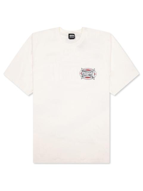 Stüssy CHAMPION OVAL PIGMENT DYED TEE - NATURAL