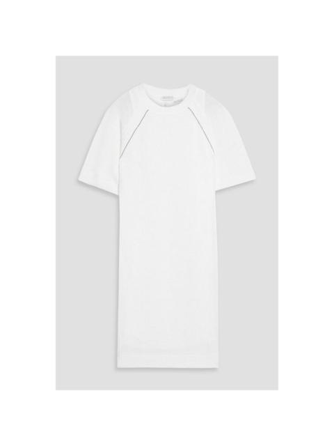 Brunello Cucinelli Brunello Cucinelli Wowhite Cotton Knit Dress