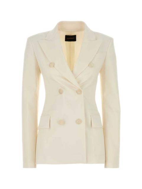THE ANDAMANE The Andamane Women Ivory Stretch Gabardine Blazer
