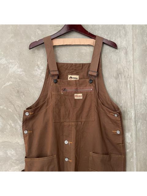 Other Designers Japanese Brand - Fuzao Brand Overall Cotton Duck Twill Canvas Brown