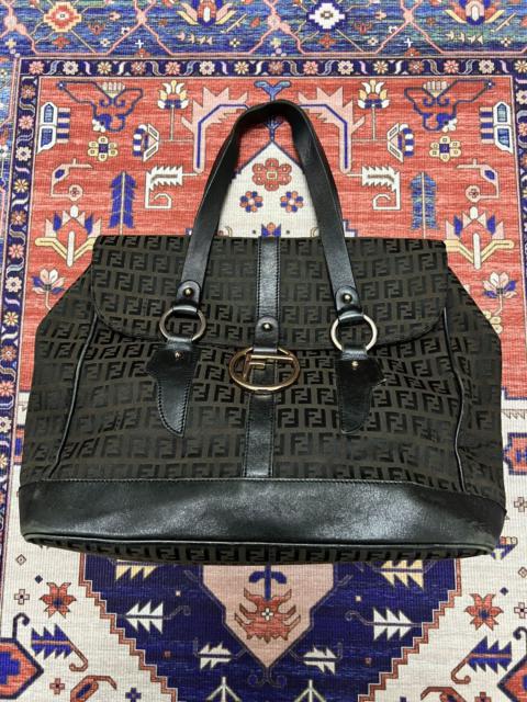 Fendi Zucchino Baguette Mamma Bag Brown Zucca