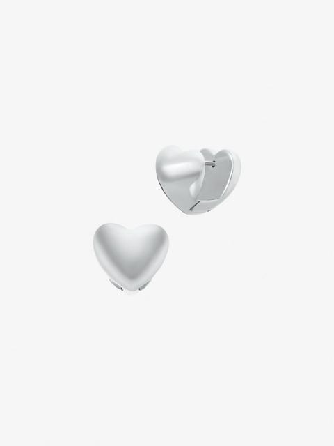MICHAEL KORS Puffy Heart Huggie Earrings