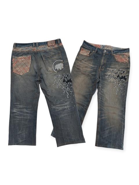 Other Designers Other - Vintage Nishiki Oriental Embroidered Jeans