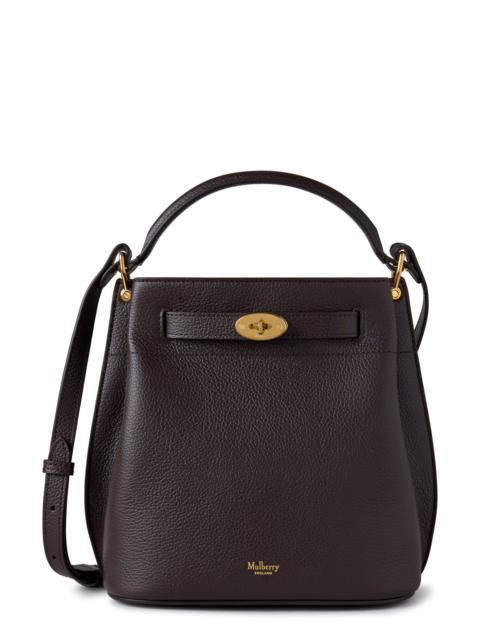 Mulberry Mulberry Islington Leather Bucket Bag in Ebony at Nordstrom