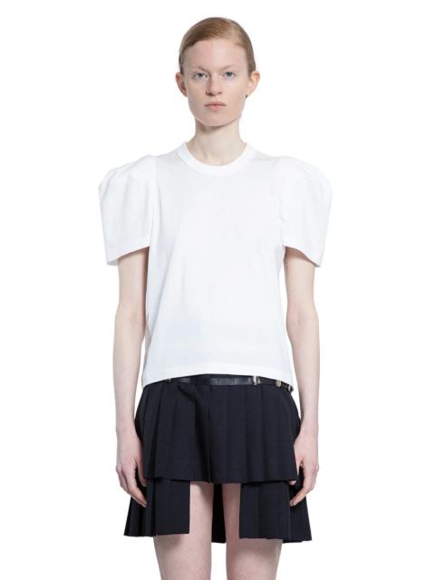 Noir Kei Ninomiya Puff-Sleeve-Cotton-Jersey-T-Shirt