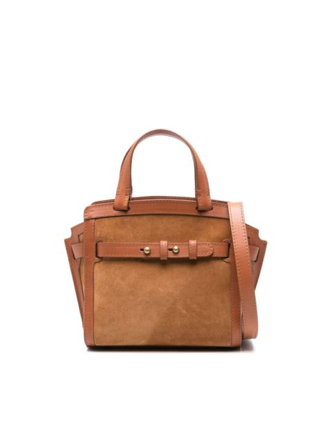 Saddle 009 suede tote bag