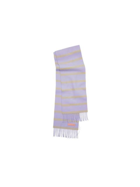 Acne Studios Acne Studios Stripe Fringe Wool Scarf