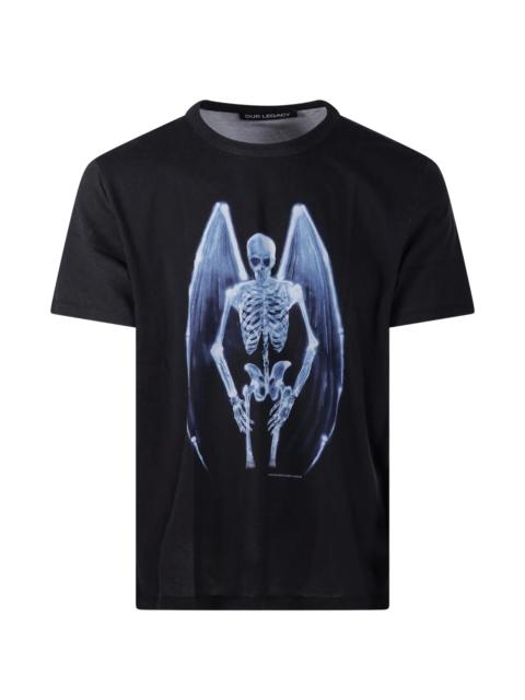 Our Legacy Our Legacy Fallen Angel-print Round-neck T-shirt