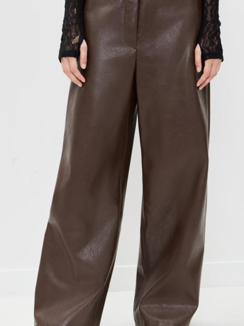 MSGM Leather Elastic Pants