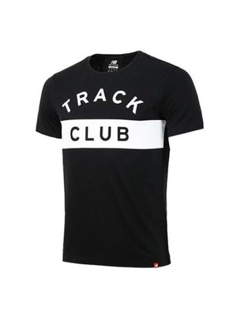 New Balance New Balance Track Club Sport Tee 'Black White' AMT81538-BK
