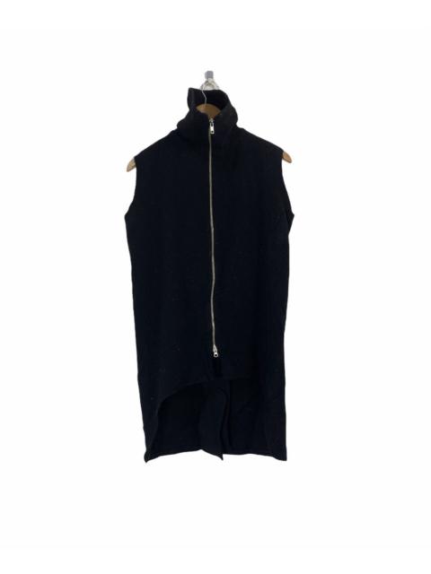 Yohji Yamamoto Yohji Yamamoto Signature Sleeve Less Jacket Wool High collar