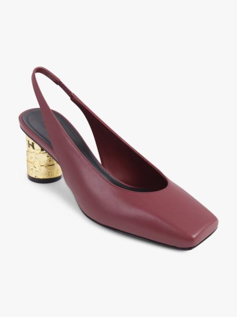 Givenchy 65MM TAPE SLING BACK MULE | BURGUNDY