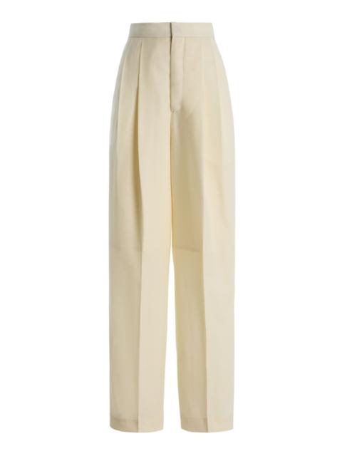 AYA MUSE Orin Wool Trousers white
