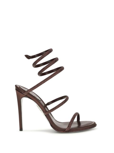 RENE CAOVILLA Rene Caovilla Cleo Sandals In Satin