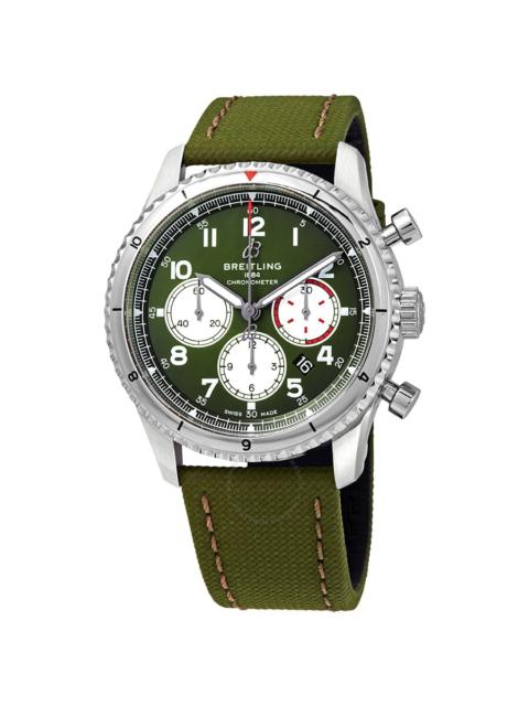 BREITLING Breitling Aviator 8 Chronograph Automatic Green Dial Watch AB01192A1L1X1