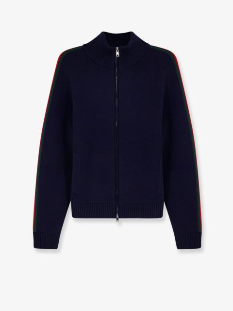 GUCCI Gucci Wool Cardigan With Web Detail