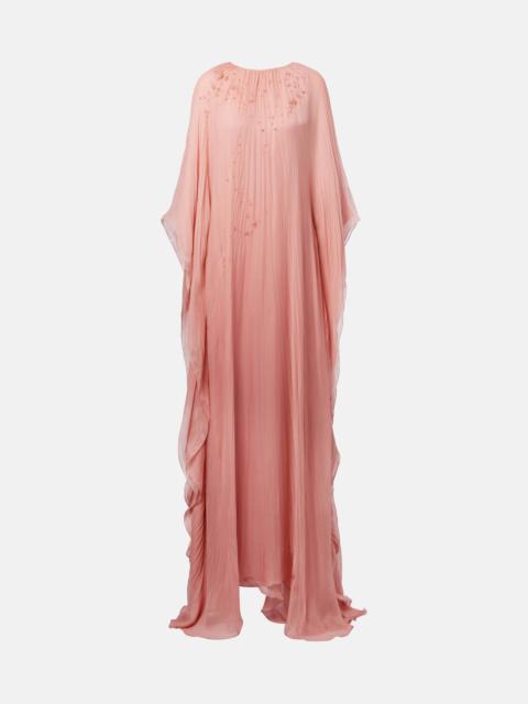 MARMAR HALIM Embellished silk kaftan