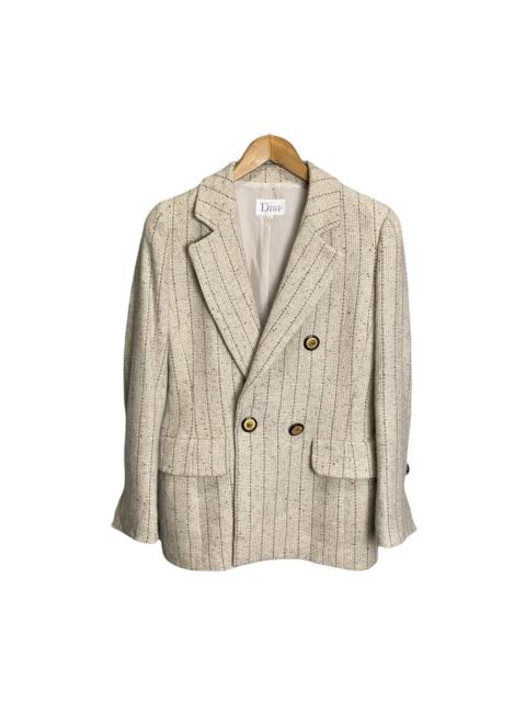 Dior Dior mademoiselle double breasted wool blazer jacket