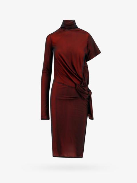 Maison Margiela Maison Margiela Viscose Dress With Asymmetric Sleeves