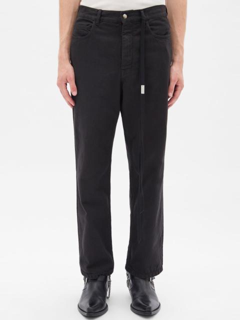 Ann Demeulemeester Hodur 5 Pockets Straight High Waisted Trousers