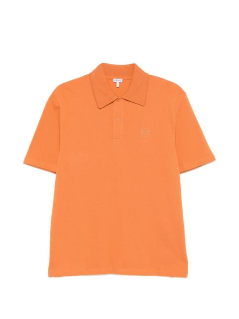 Loewe Loewe Men Anagram Cotton Polo Shirt