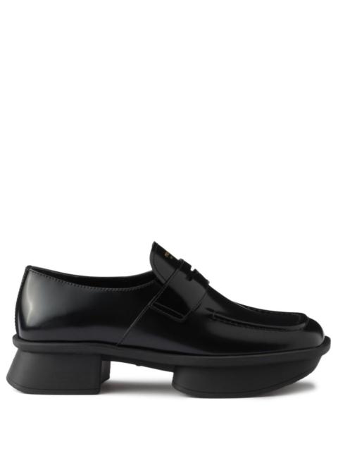 Prada Women Equal Leather Loafers