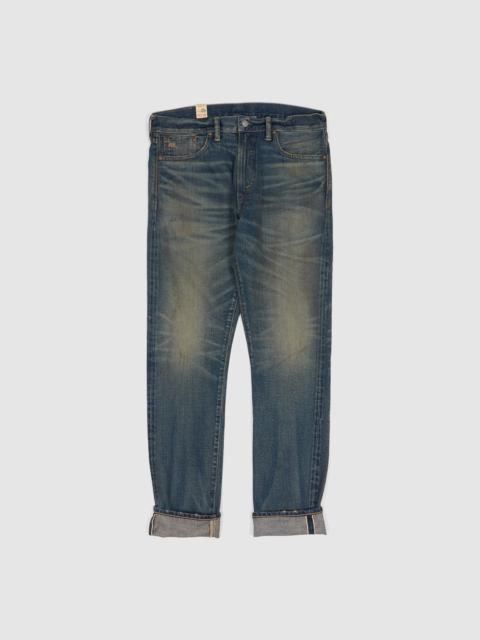 RRL by Ralph Lauren Double RL High Slim Full Length Yosemite Stone Wash East West Jeans