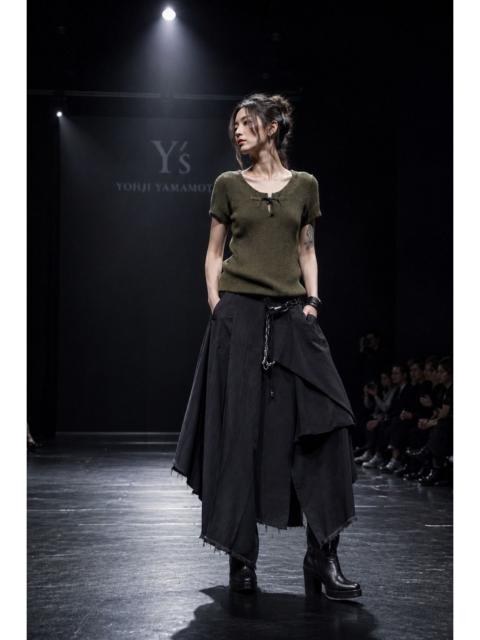 Yohji Yamamoto Yohji Yamamoto Y’s SS03 Y2K Knit Short Sleeve Olive Green