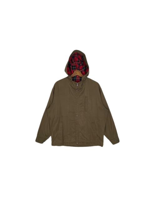 Comme des Garçons Homme 80’s Homme CDG Brown Hooded Jacket Size Medium