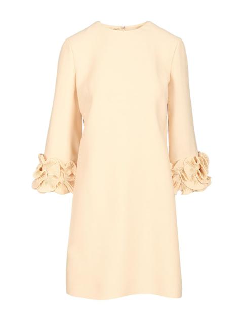 Valentino Dress | Solid | Crepe Couture Dresses Beige