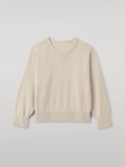 Johnstons of Elgin Stella Natural Cashmere Sweatshirt
