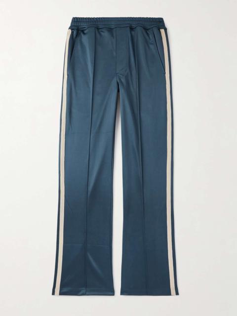 Straight-Leg Webbing-Trimmed Jersey Track Pants