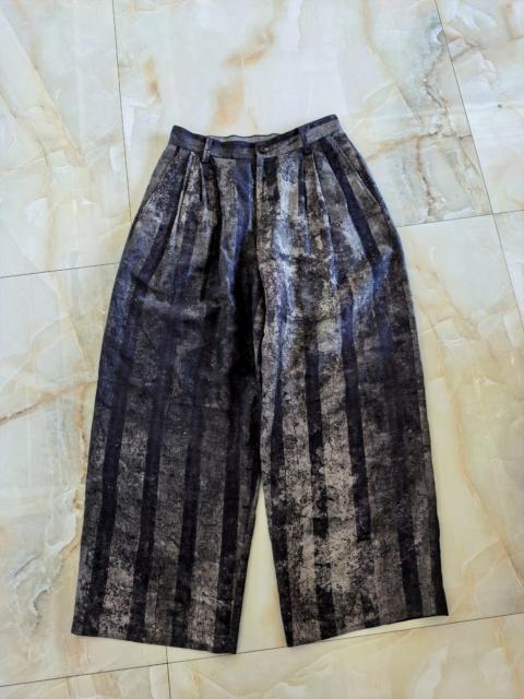 Ziggy Chen Ziggy Chen Wide-Leg Striped Jacquard Pants