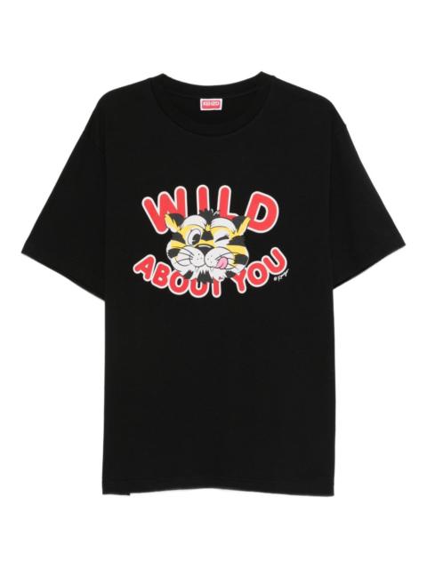 KENZO Kenzo Men Wild Tiger Cotton T-Shirt