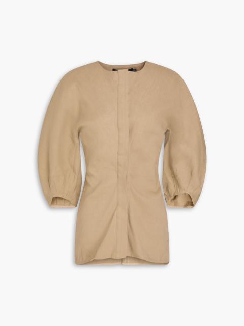 Proenza Schouler Reagan linen-blend twill top