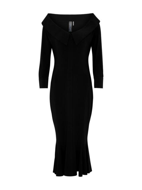 NORMA KAMALI Off-the-shoulder jersey midi dress