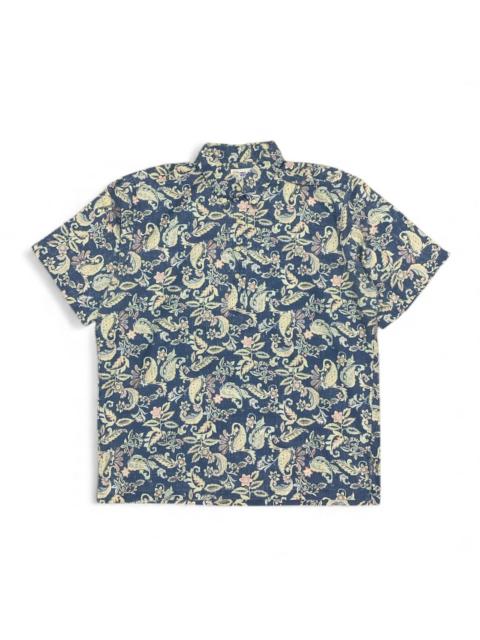 Other Designers Vtg 80's Reyn Spooner Half Button Paisley Hawaiian Shirt