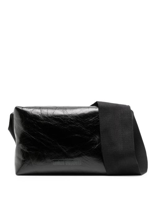UMA WANG Uma Wang Logo-embossed Leather Shoulder Bag
