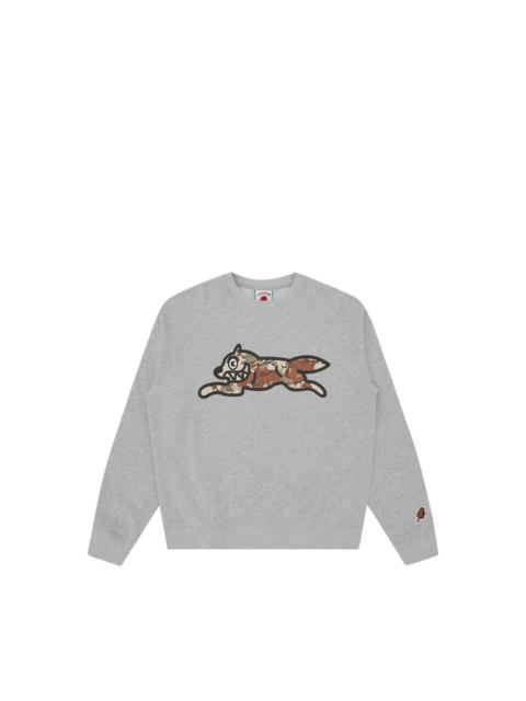 ICECREAM RUNNING-DOG PRINT SWEATSHIRT